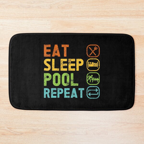 Item preview, Eat Sleep Pool Repeat Balls Pool Snooker Player Billiards designed and sold by vaharisanic.