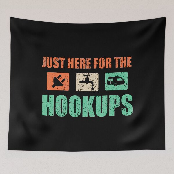 Item preview, Just Here For The Hookups Motorhome Camping Rv designed and sold by RylynKaub86.