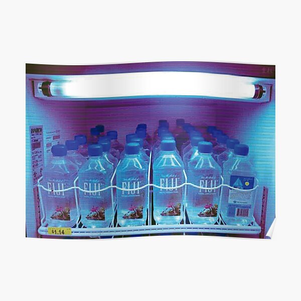 FIJI WATER vending machine (フィジー水の自動販売機) Poster