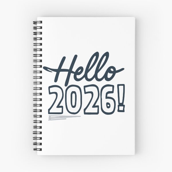 Item preview, Hello 2026 | Minimalist New Year & Graduation Typography designed and sold by DavidTeeStudio.