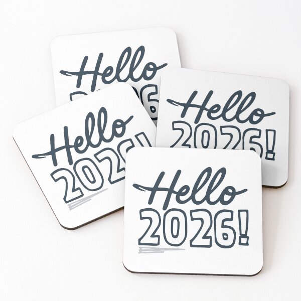 Item preview, Hello 2026 | Minimalist New Year & Graduation Typography designed and sold by DavidTeeStudio.