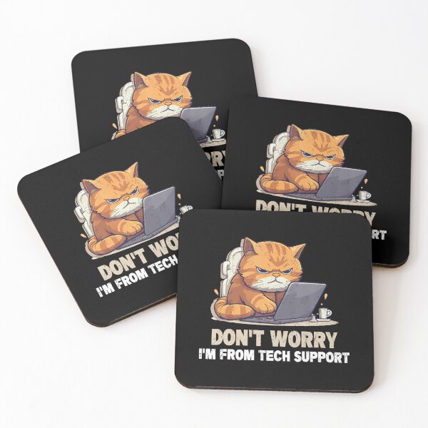 Item preview, Cat Don't Worry I'M From Tech Support designed and sold by vaharisanic.