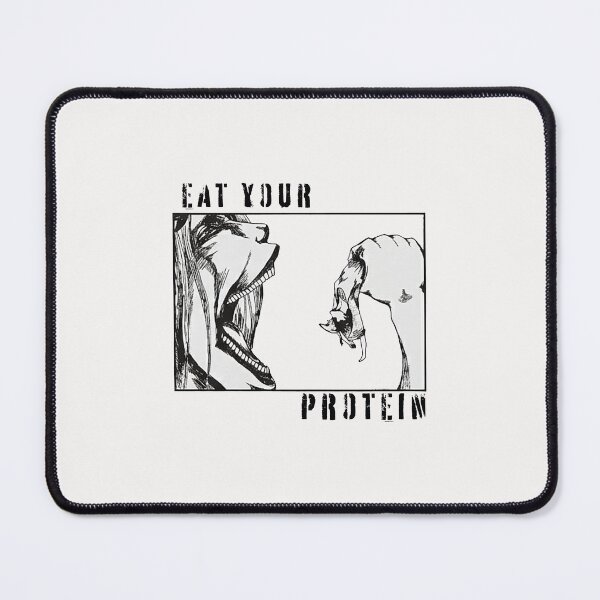 Item preview, Eat Your Protein Anime Attack on Titan  designed and sold by JaidaBruen.