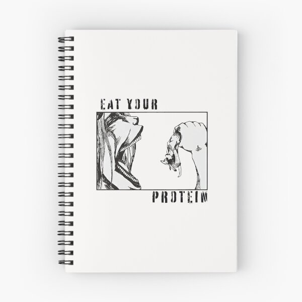 Item preview, Eat Your Protein Anime Attack on Titan  designed and sold by JaidaBruen.