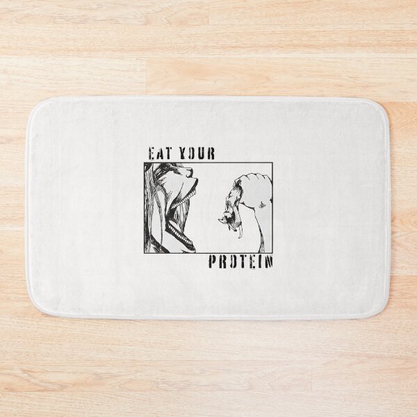 Item preview, Eat Your Protein Anime Attack on Titan  designed and sold by JaidaBruen.