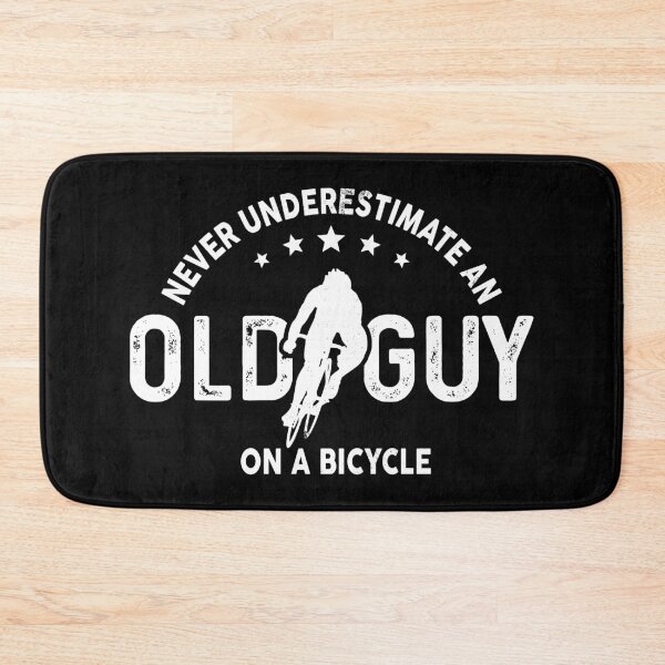 Item preview, Never Underestimate An Old Guy On A Bicycle Funny Cycling designed and sold by LounisArt.