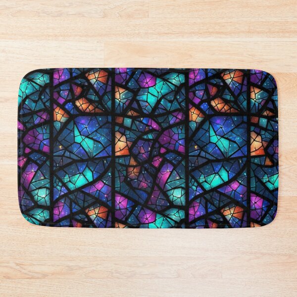 Item preview, Cosmic Stained Glass Galaxy designed and sold by Kaleidoscope Print.