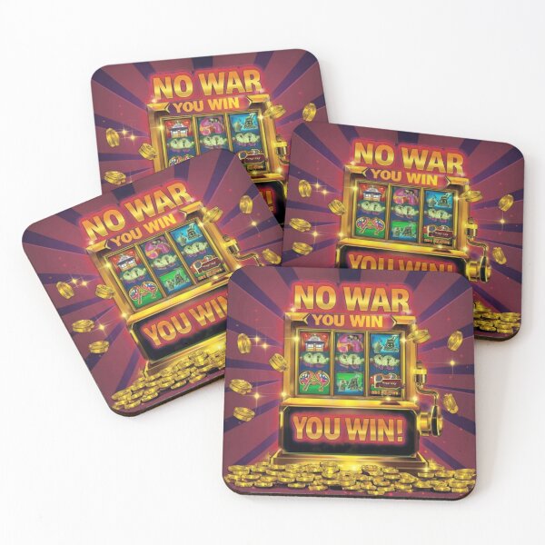 Item preview, NO WAR=YOU WIN designed and sold by AqualabDesigns.