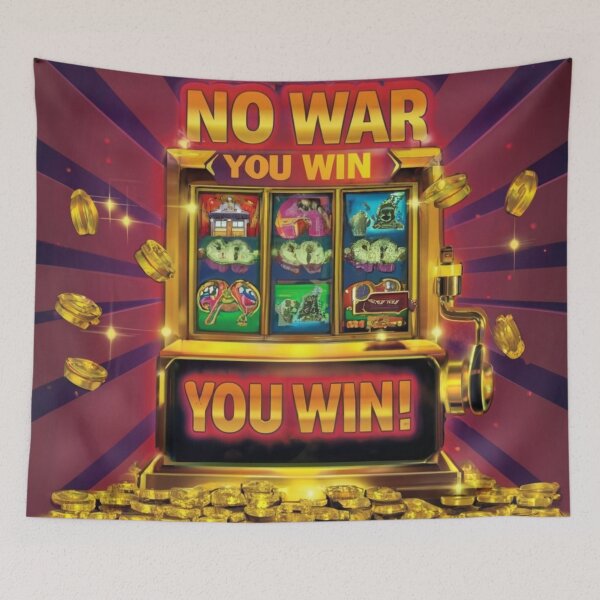 Item preview, NO WAR=YOU WIN designed and sold by AqualabDesigns.