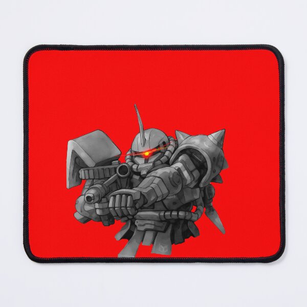 Item preview, black white illustration zaku zeon GUNDAM RED COMET vector art designed and sold by sabartgunpla.