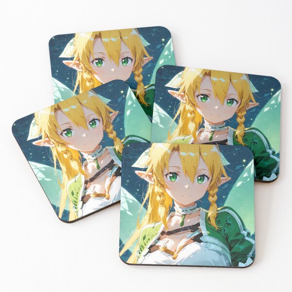 Item preview, Leafa Sword Art Online Anime Girl Waifu Fairy Fantasy Night designed and sold by mildaclairmo.