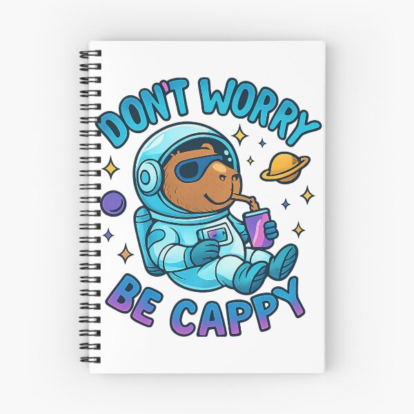 Item preview, Don't Worry Be Cappy, Cute And Motivational Quote, Cute Capybara designed and sold by graphic-genie.