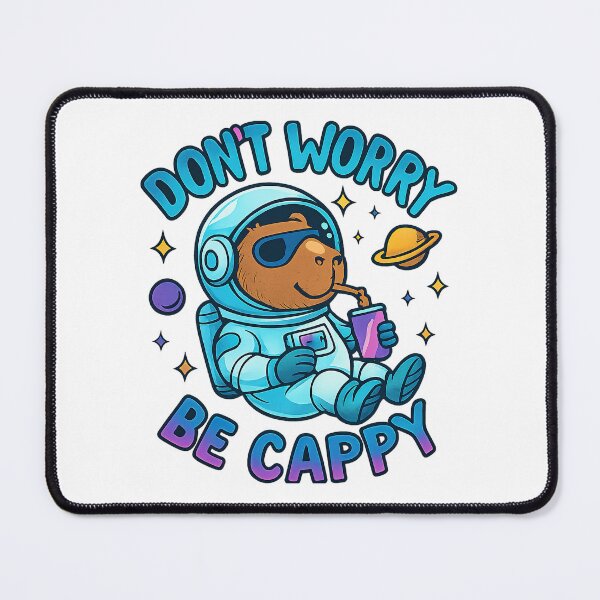 Item preview, Don't Worry Be Cappy, Cute And Motivational Quote, Cute Capybara designed and sold by graphic-genie.