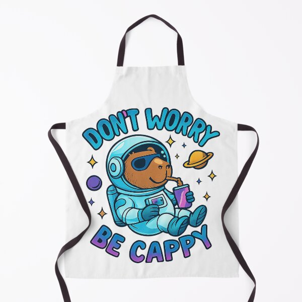 Item preview, Don't Worry Be Cappy, Cute And Motivational Quote, Cute Capybara designed and sold by graphic-genie.