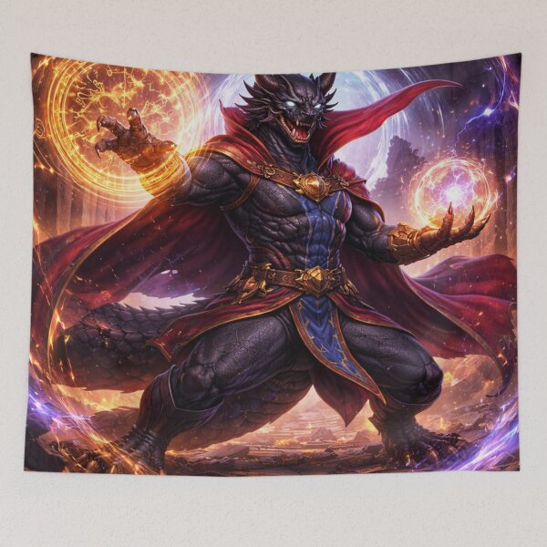 Item preview, Arcane Rift Sorcerer Dragon – Superhero Dragon Heroes Art designed and sold by EpicDragons-.