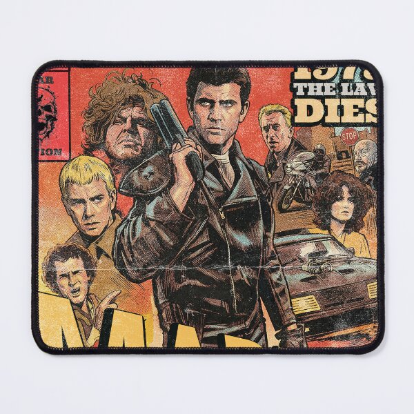 Item preview, Madmax Retro 80's Action Vintage Comic Cover Art designed and sold by Back2Collage.