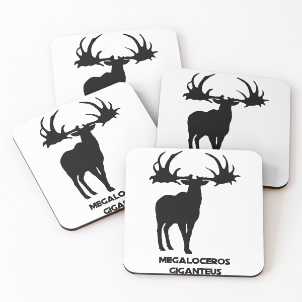 Item preview, Megaloceros Giganteus – Giant Irish Elk Silhouette designed and sold by Artsy Sharky.