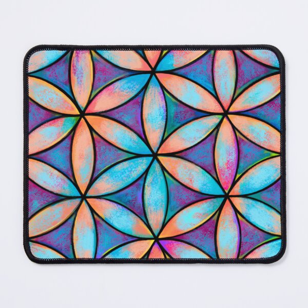 Item preview, Flower of Life Colorful Sacred Geometry Pattern designed and sold by shantilovesart.