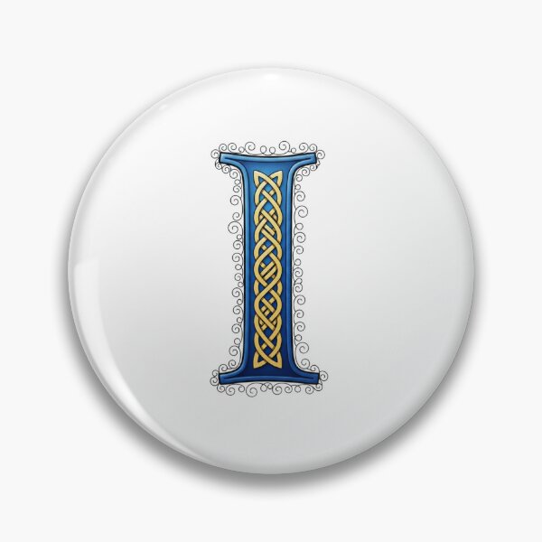 Item preview, Golden Celtic Monogram Letter I(Custom Names Available - Contact Me) designed and sold by CelticSoulShop.