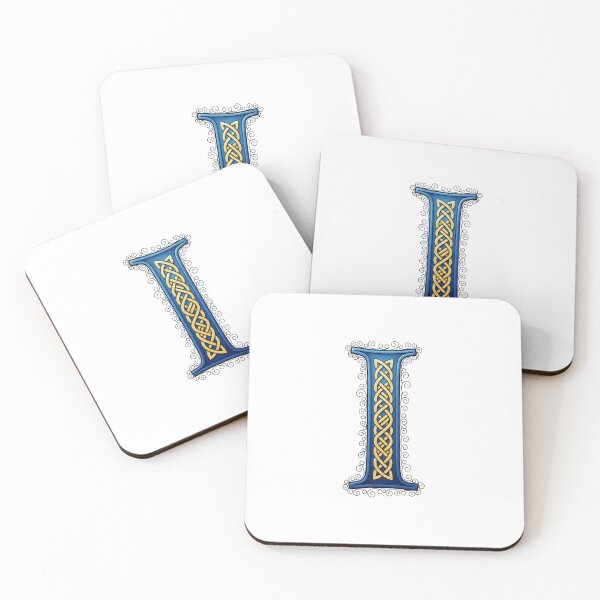 Item preview, Golden Celtic Monogram Letter I(Custom Names Available - Contact Me) designed and sold by CelticSoulShop.