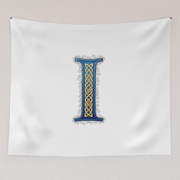 Item preview, Golden Celtic Monogram Letter I(Custom Names Available - Contact Me) designed and sold by CelticSoulShop.