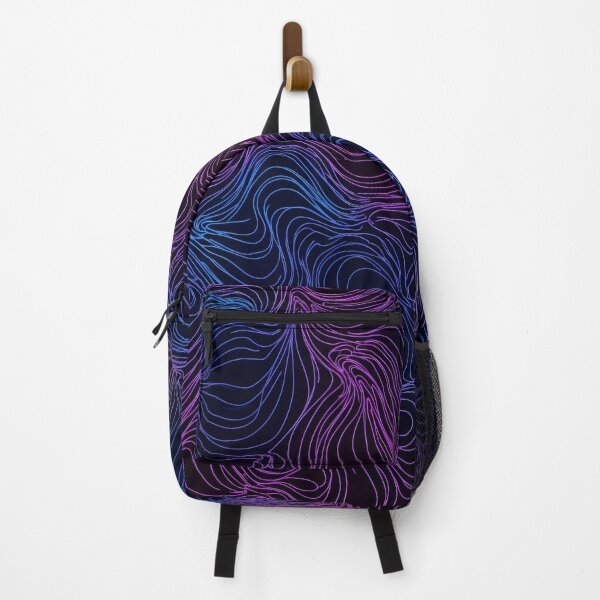 Item preview, Neon Topographic Flow Lines Seamless Pattern designed and sold by Kaleidoscope Print.