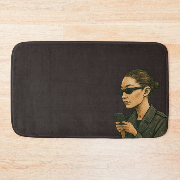 Item preview, URBAN NOIR - The Secret Agent - Mysterious Phone Girl designed and sold by Urban-InkStudio.