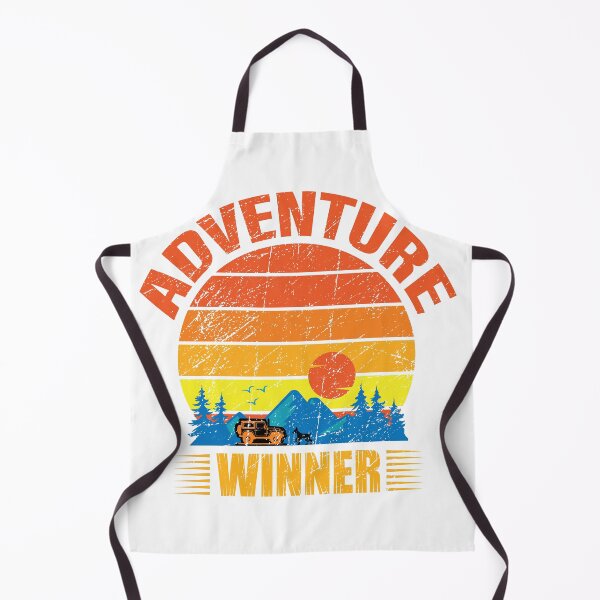 Item preview, Retro Adventure Sunset - Off-Road 4x4 with Dog and Mountains t-shirt design designed and sold by DesignsDrip.