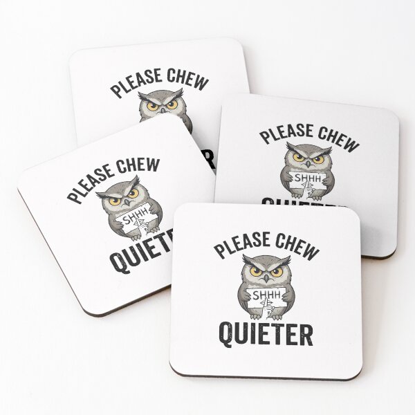 Item preview, Please Chew Quieter Funny Bird Nature  designed and sold by JaidaBruen.