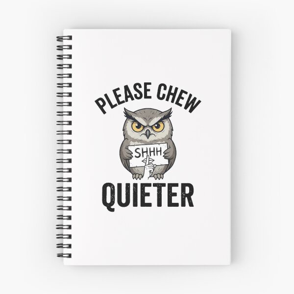Item preview, Please Chew Quieter Funny Bird Nature  designed and sold by JaidaBruen.