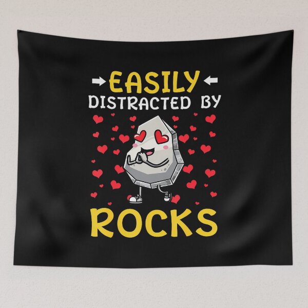 Item preview, Easily Distracted By Rocks Geologist Rock Collector designed and sold by scottsurswab.