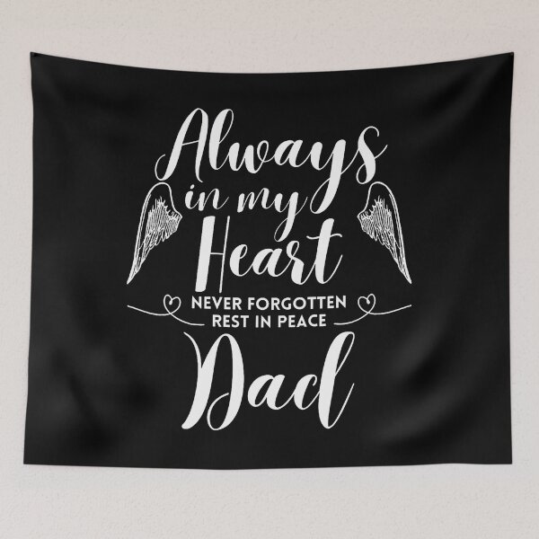 Item preview, Always In My Heart Dad Memorial designed and sold by chaybduparek.