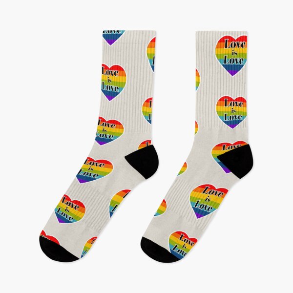 Item preview, Love is Love Rainbow Heart Art Print | Pride Heart with Message Poster - LGBTQ+ Equality Wall Decor, Inclusive Love Symbol, Rainbow Stickers & Social Justice Gift designed and sold by RevolutionToday.