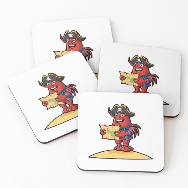 Item preview, Lobster Pirate Island Treasure Hunt Fun designed and sold by SunkenCost.