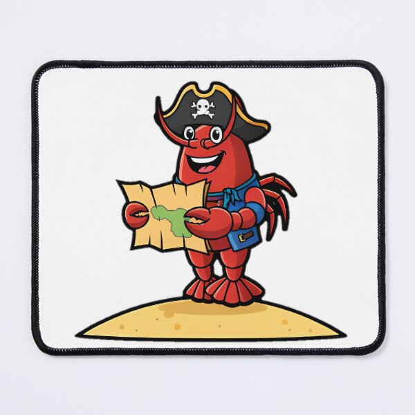 Item preview, Lobster Pirate Island Treasure Hunt Fun designed and sold by SunkenCost.