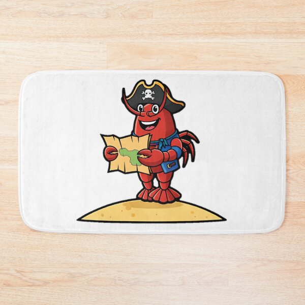 Item preview, Lobster Pirate Island Treasure Hunt Fun designed and sold by SunkenCost.