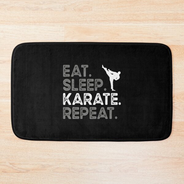 Item preview, Eat Sleep Karate Repeat Funny Karate Men designed and sold by scottsurswab.