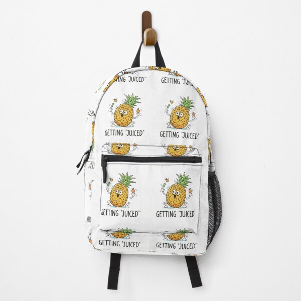 Item preview, Retro Cartoon Pineapple Juice The Juggling Pineapple Illustration designed and sold by ZyVoAli.