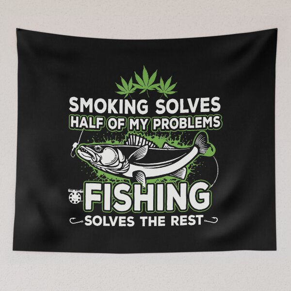 Item preview, Smoking Solves Most Of My Problems Fishing Solves The Rest designed and sold by chaybduparek.