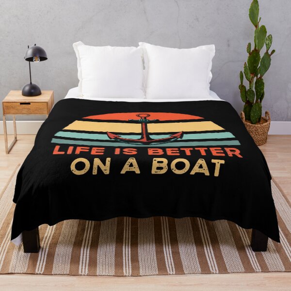 Item preview, Funny Sailing Boating Sailor Boat Life Is Better On A Boat designed and sold by huftyfnruppe.