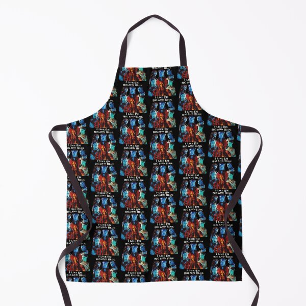 Item preview, Vintage I Like Em Big And Blue Poster designed and sold by MadaliGleichner.