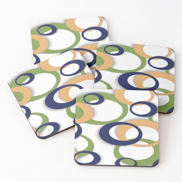 Item preview, MULTICOLOR CIRCLES AND SEAMLESS PATTERN designed and sold by Matoo5062.