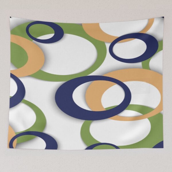 Item preview, MULTICOLOR CIRCLES AND SEAMLESS PATTERN designed and sold by Matoo5062.