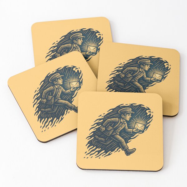 Item preview, Night Runner With Bright News designed and sold by EdvvinStudios.