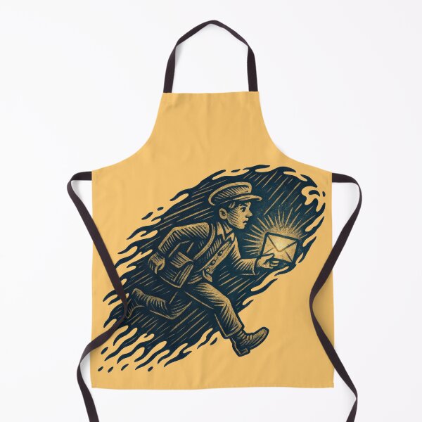Item preview, Night Runner With Bright News designed and sold by EdvvinStudios.