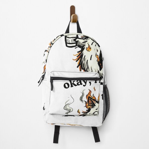 Item preview, Okay I'm Here Where's The Work - Funny Burning Cat Office Art designed and sold by AdyKurniawan.