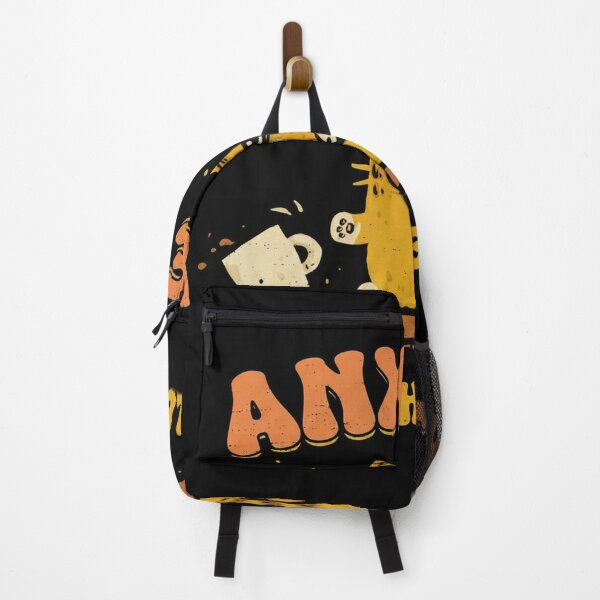 Item preview, Anxiety Off The Table - Funny Mental Health Black Cat Art designed and sold by AdyKurniawan.