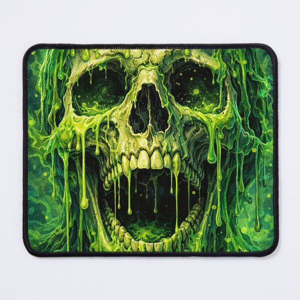Item preview, Toxic Slime Skull | Dripping Neon Horror Art - Death  designed and sold by lapart.
