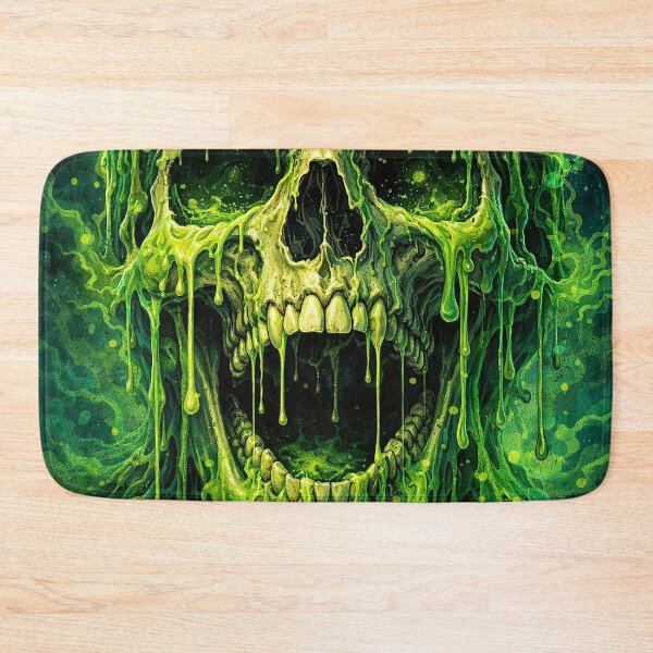 Item preview, Toxic Slime Skull | Dripping Neon Horror Art - Death  designed and sold by lapart.
