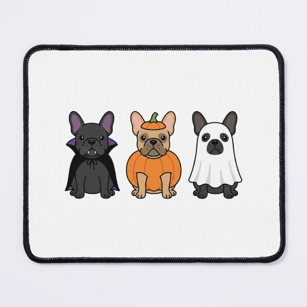 Item preview, Kawaii French Bulldogs Halloween Cute Cartoon Mascot designed and sold by chattsuede.